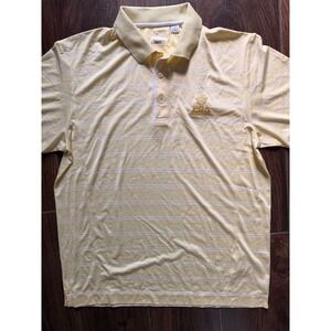 Cutter & Buck Mens‎ Yellow 2015 PGA Championship Whistling Straits Polo Shirt LG